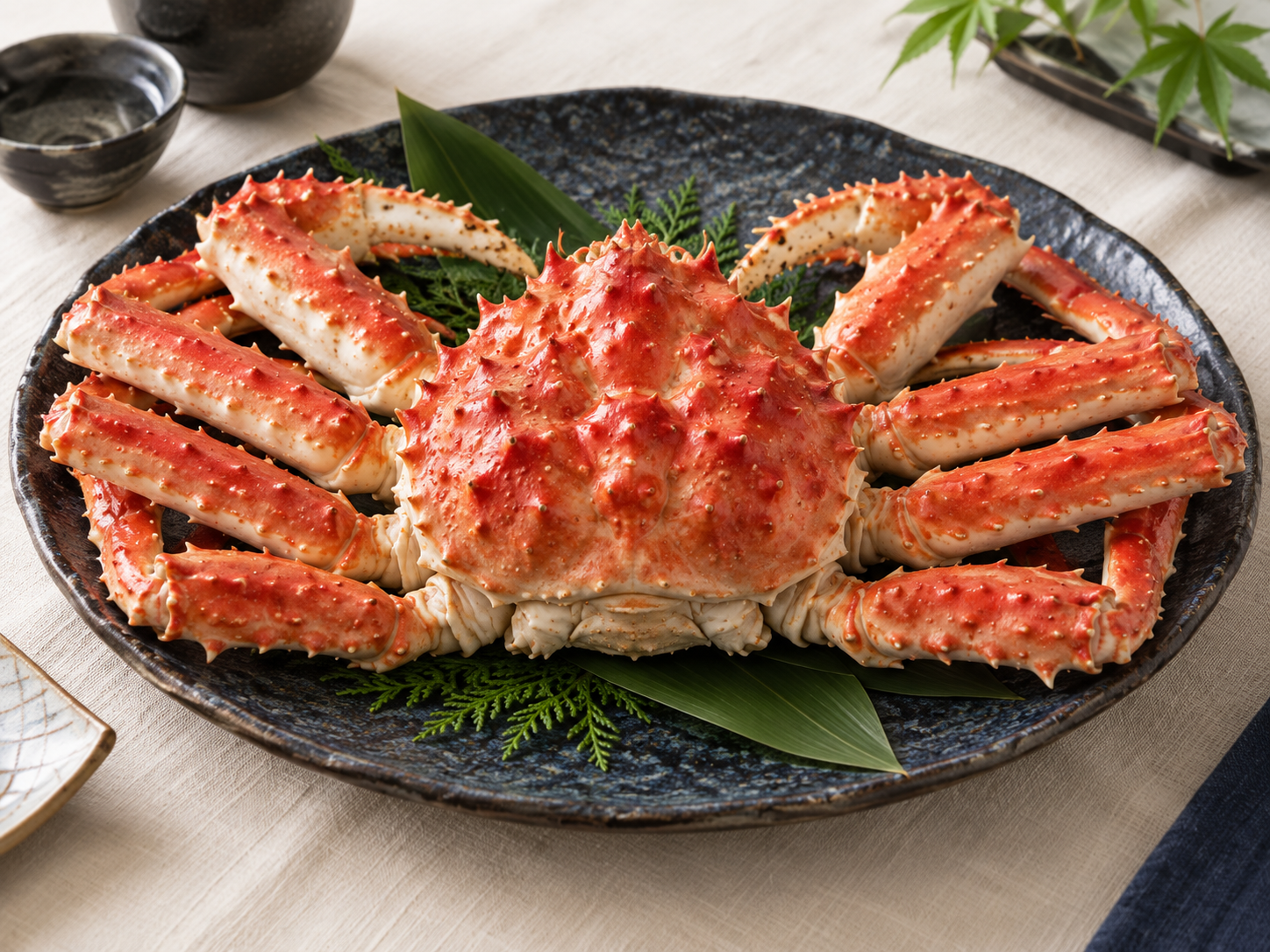 太く大きな脚が特徴のボイルタラバガニ